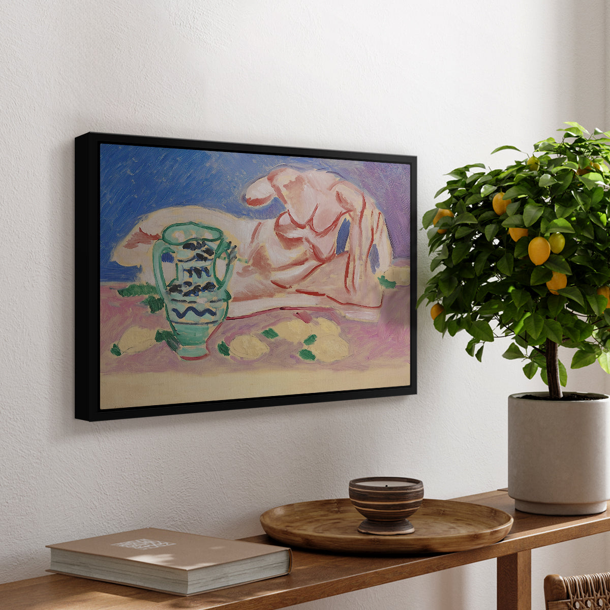 Ilyssus from the Parthenon, 1908 - Floater Framed Canvas Print