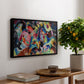 Improvisation. Deluge, 1913 - Floater Framed Canvas Print
