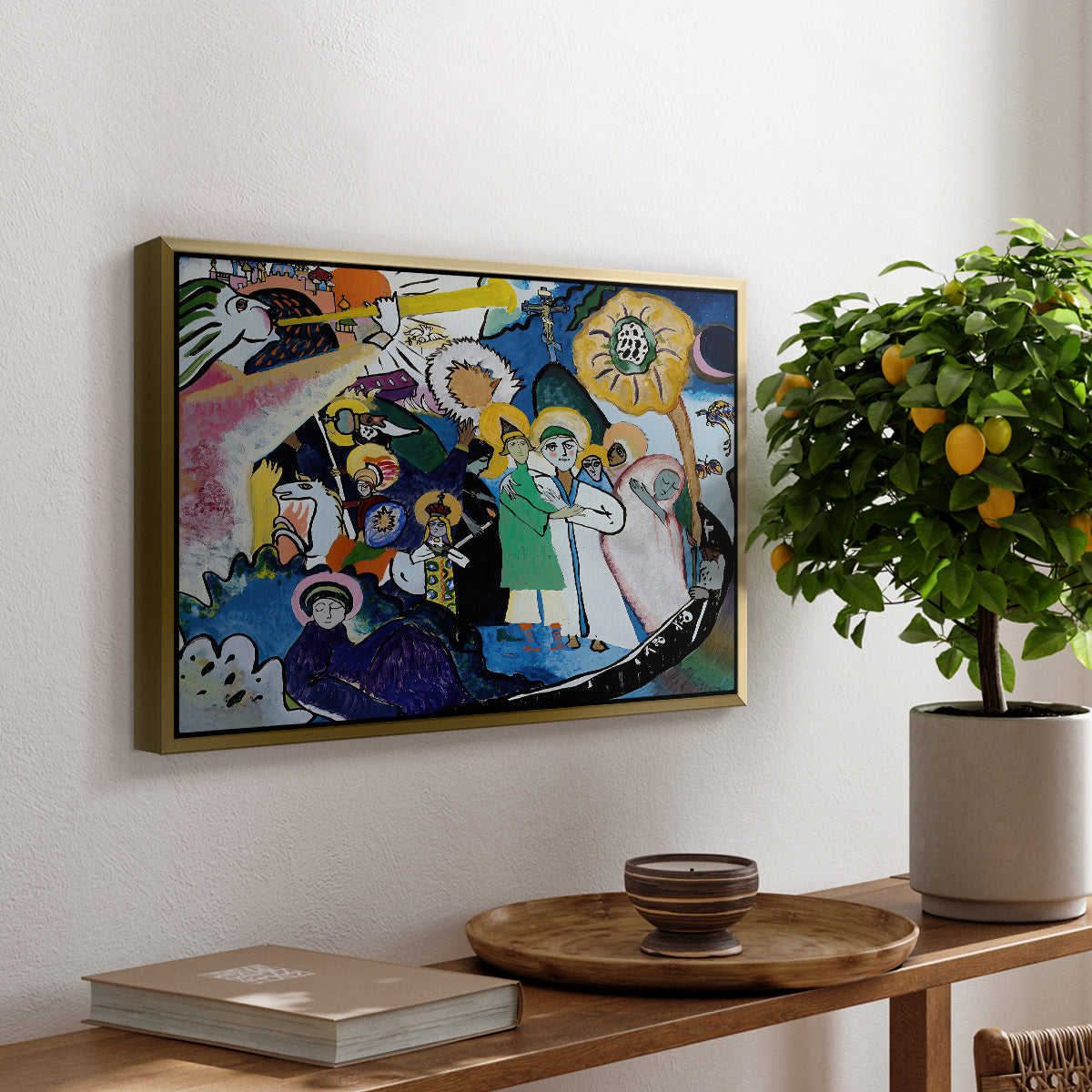All Saints Day I, 1911 - Floater Framed Canvas Print