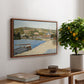 The Riverbank, Les Andelys, 1886 - Floater Framed Canvas Print