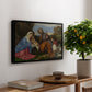 The Holy Family with a Shepherd, c. 1510 - Floater Framed Canvas Print