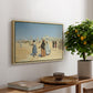 View from the Desert of Cairo with Citadel and Mamluk Tombs in the Background, c. 1889-1890 - Floater Framed Canvas Print
