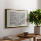 Fleurs, 1866 (Morris Inspired) - Floater Framed Canvas Print