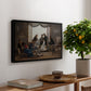 A Group of Danish Artists in Rome, 1837 - Floater Framed Canvas Print
