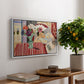 Woman with Anemones (Femme et anémones), c. 1920-1921 - Floater Framed Canvas Print