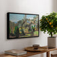 Landscape near Nice, c. 1918 - Floater Framed Canvas Print