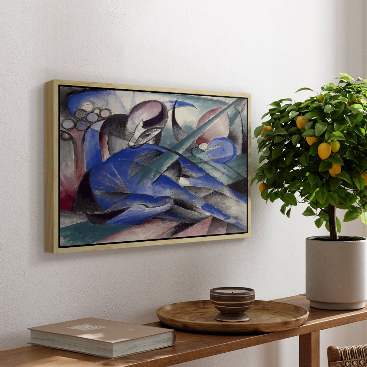 Dreaming Horse, 1913 - Floater Framed Canvas Print