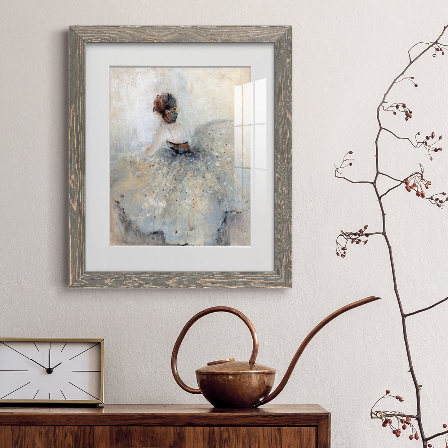 At A Glance - Premium Framed Print - Distressed Barnwood Frame - Ready to Hang