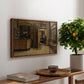 The Old Inn 'Het Loodshuis' in Antwerp, 1877 - Floater Framed Canvas Print