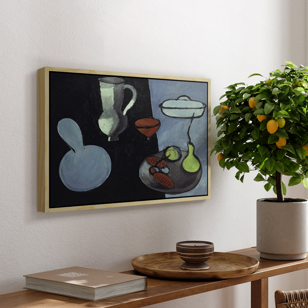 The Gourds (Les coloquintes), 1916 - Floater Framed Canvas Print