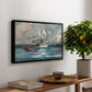 Sloop, Nassau, 1899 - Floater Framed Canvas Print