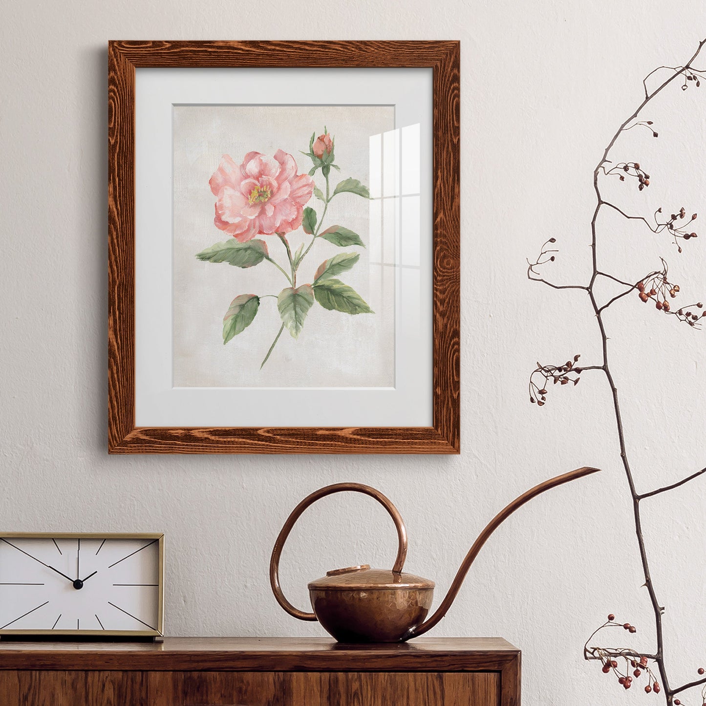 Grandiflora II - Premium Framed Print - Distressed Barnwood Frame - Ready to Hang