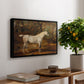 Grey Arabian Stallion, Property of Sir Watkin Williams-Wynn, c. 1817 - Floater Framed Canvas Print