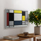 Composition with Yellow, Red, Black, Blue, and Gray, 1920 - Floater Framed Canvas Print