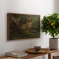 German Farm, 1859 - Floater Framed Canvas Print