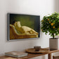 Reclining Nude (Liggende model), 1833 - Floater Framed Canvas Print