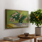 Vase with Oleanders and Books, 1888 - Floater Framed Canvas Print