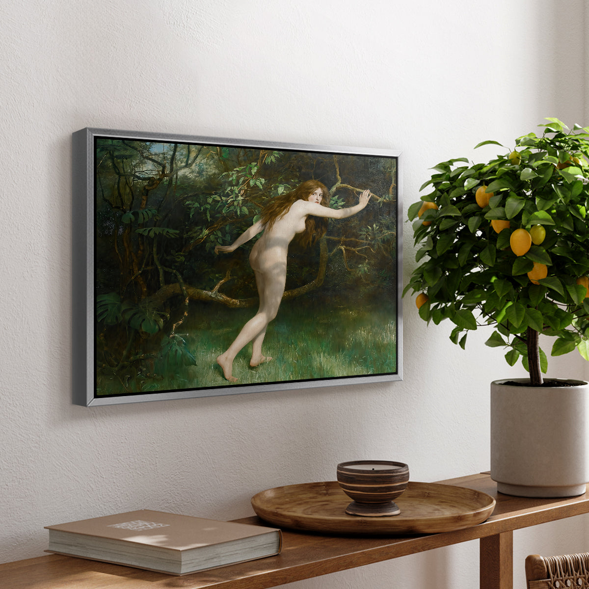 Eve, 1911 - Floater Framed Canvas Print