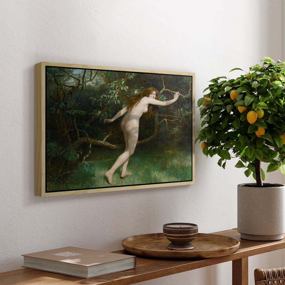 Eve, 1911 - Floater Framed Canvas Print