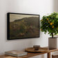 Landscape from Ebersteinburg in Baden, 1876 - Floater Framed Canvas Print