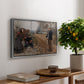 People by a Road, 1893 - Floater Framed Canvas Print