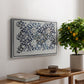 Watercolour for Printed Fabric Design: Wey, c. 1882-1883 - Floater Framed Canvas Print