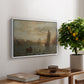 View from the Oslofjord, 1866 - Floater Framed Canvas Print