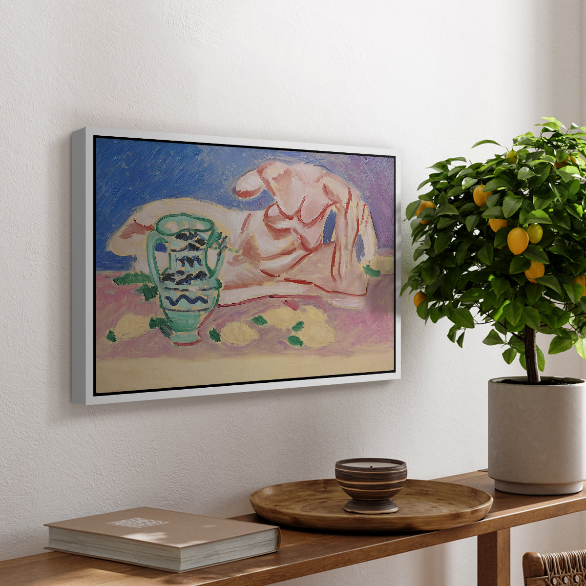 Ilyssus from the Parthenon, 1908 - Floater Framed Canvas Print