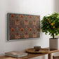 Snakeshead - Red/Cumin, c. 1876 - Floater Framed Canvas Print