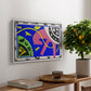 The Horse, the Rider and the Clown, from Jazz, 1947 - Floater Framed Canvas Print