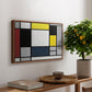 Composition with Yellow, Red, Black, Blue, and Gray, 1920 - Floater Framed Canvas Print