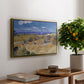 Wheat Field with Reaper, Auvers, 1888 - Floater Framed Canvas Print