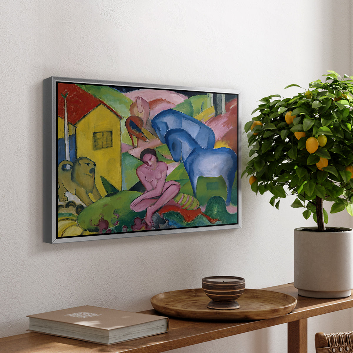 The Dream, 1912 - Floater Framed Canvas Print