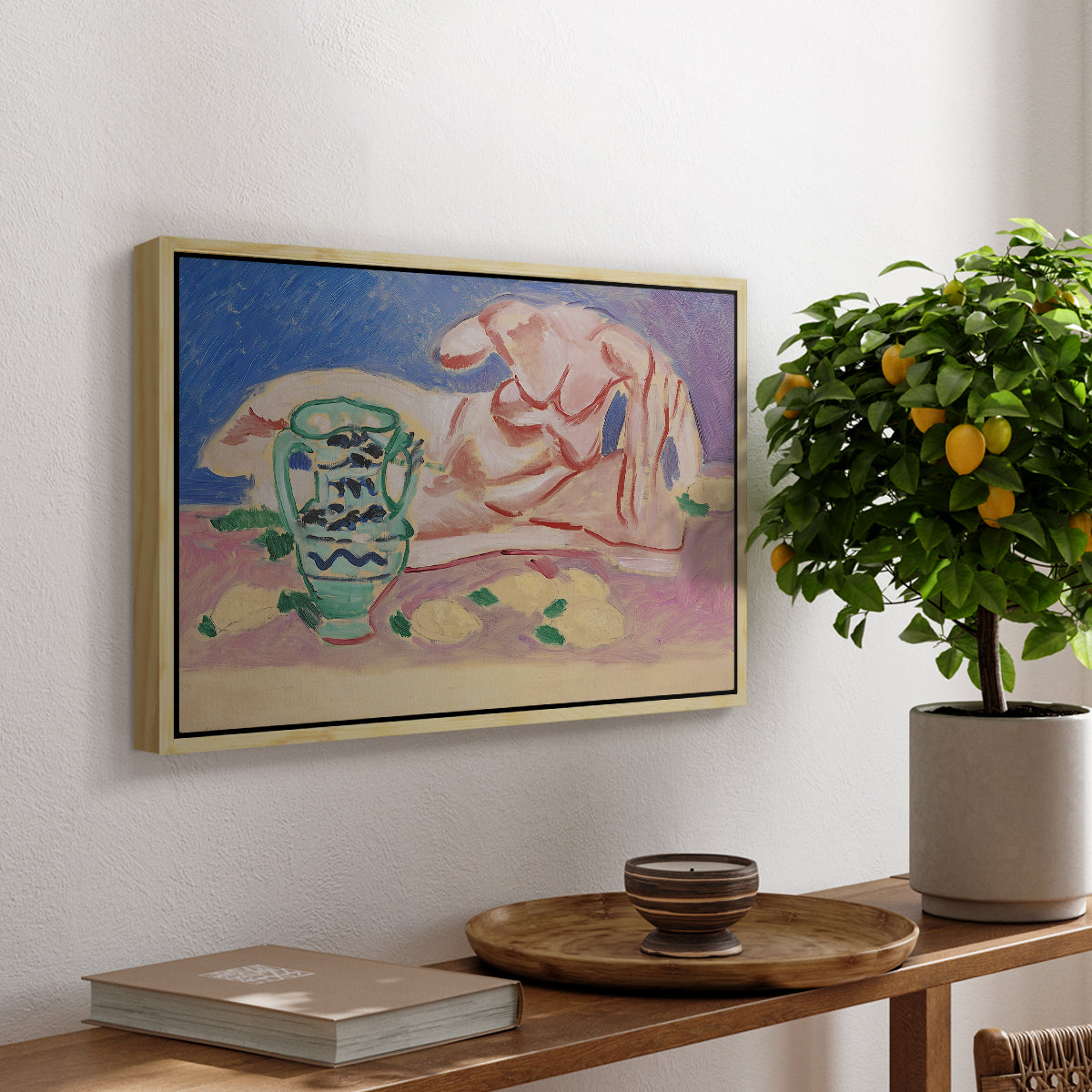 Ilyssus from the Parthenon, 1908 - Floater Framed Canvas Print