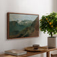 The Dachstein from the Plassen near Hallstatt, 1827 - Floater Framed Canvas Print