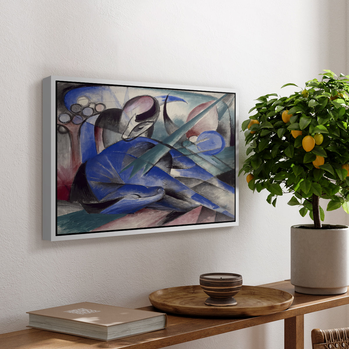 Dreaming Horse, 1913 - Floater Framed Canvas Print