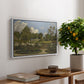 The Painter's Garden at Saint-Privé, 1886 - Floater Framed Canvas Print