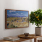 Wheat Field with Reaper, Auvers, 1888 - Floater Framed Canvas Print