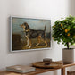 A Terrier in a Landscape, c. 1811 - Floater Framed Canvas Print