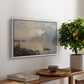 Traunsee, 1871 - Floater Framed Canvas Print