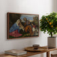 The Holy Family with a Shepherd, c. 1510 - Floater Framed Canvas Print