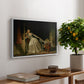 The Stolen Kiss (Le Baiser à la dérobée), c. 1788 - Floater Framed Canvas Print