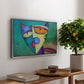 Celestial Cat - Floater Framed Canvas Print