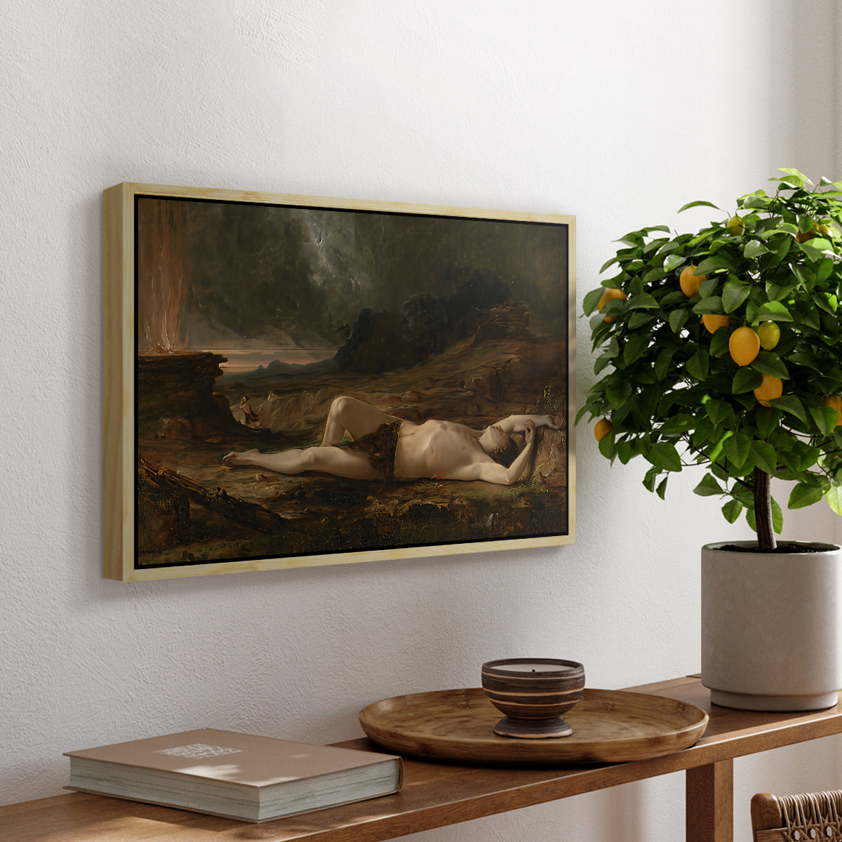 The Dead Abel, 1832 - Floater Framed Canvas Print