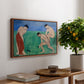 Game of Bowls, 1908 - Floater Framed Canvas Print