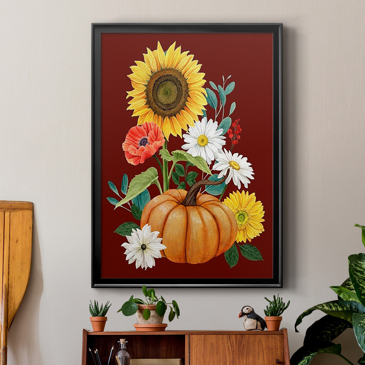 Beautiful Fall II - Modern Framed Canvas Print