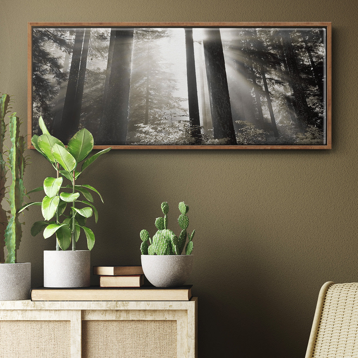 Morning Light - Floater Framed Canvas Print