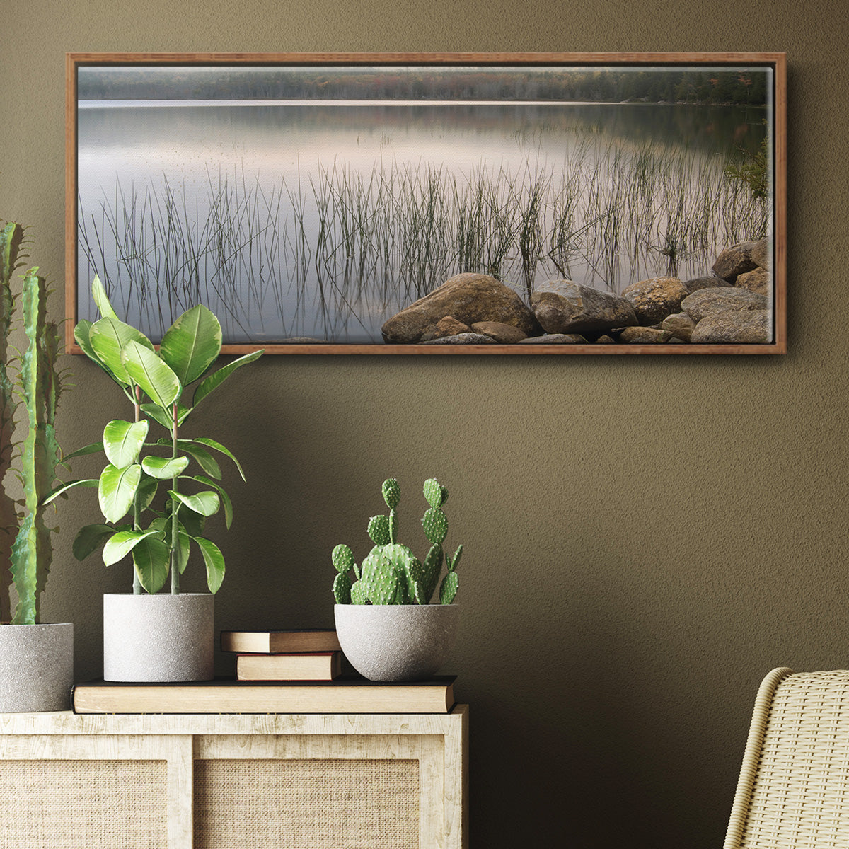 Wanderlust - Floater Framed Canvas Print