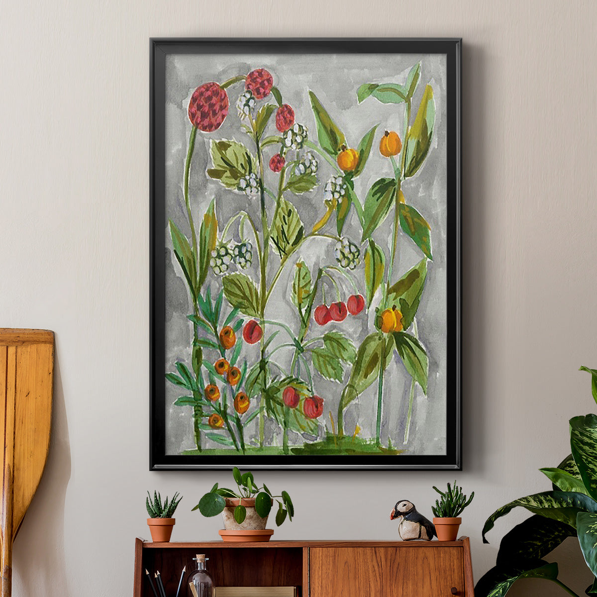 Dear Nature II - Modern Framed Canvas Print