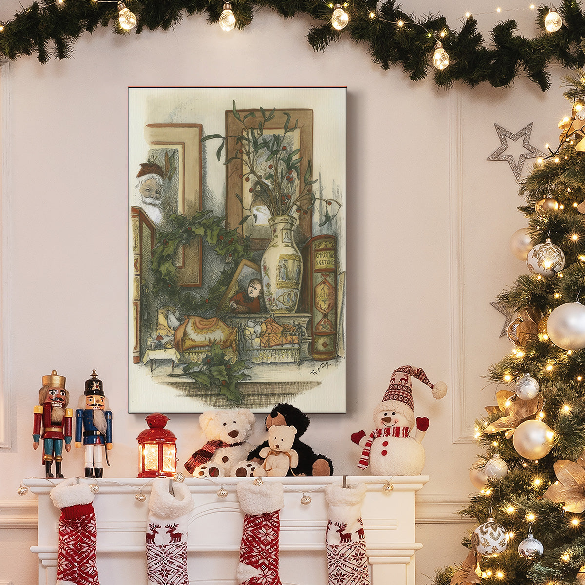 Not a Creature was Stirring - Gallery Wrapped Canvas